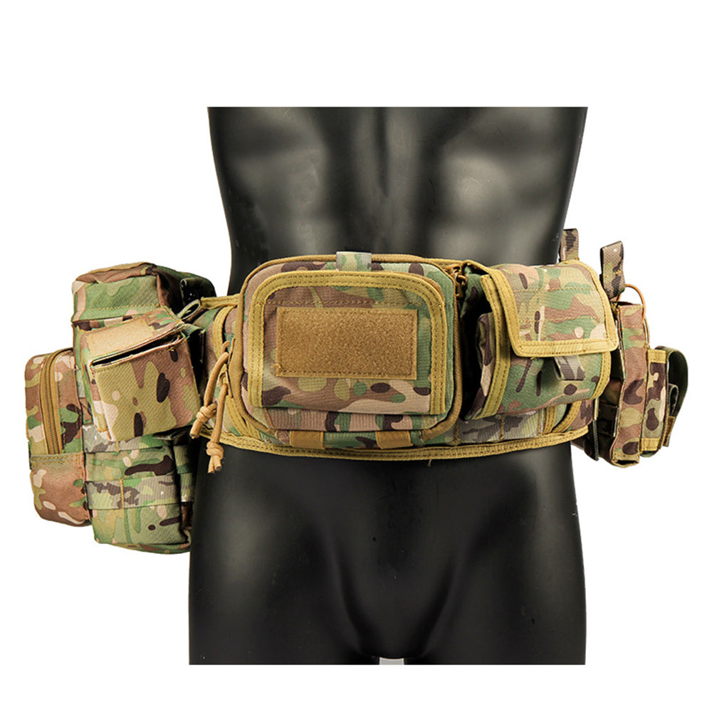 Molle Tactical Waist Pack Outdoor Combination Belt Kit